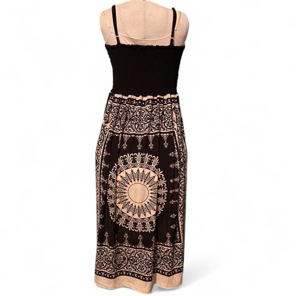 Cristinalove Black and White Midi Dress - Picture 2 of 5